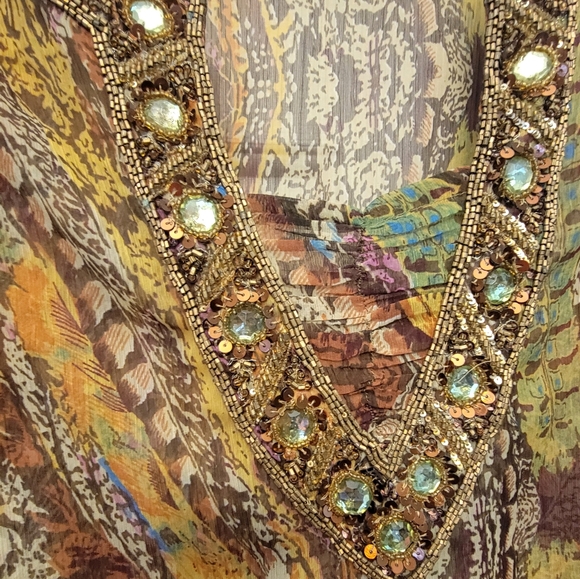 ‼️SOLD‼️Boston Proper Blouse, Beaded, Embellished, Size M - Picture 6 of 6